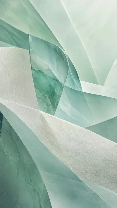 Frosted petals and soft green light. A breath of fresh air.