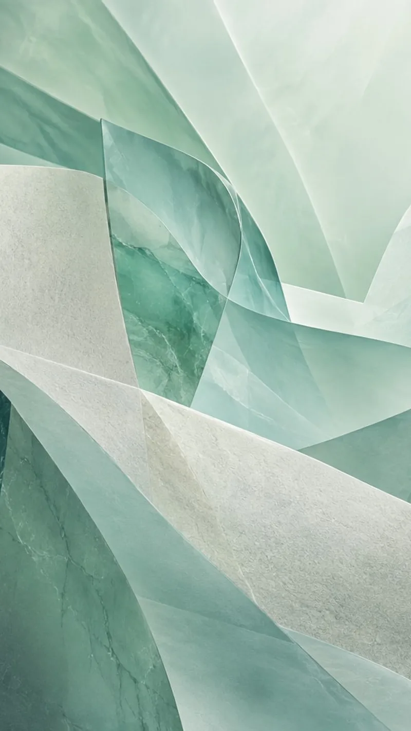 Frosted petals and soft green light. A breath of fresh air. — iOS 27