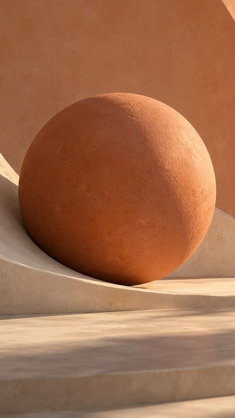Warm terracotta, sculpted curves and a little afternoon sun. — iOS 27