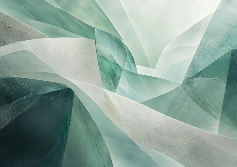 Frosted petals and soft green light. A breath of fresh air. — Inner Display